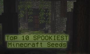 Thumbnail of a spooky house built in Minecraft (credit chillcrafting)